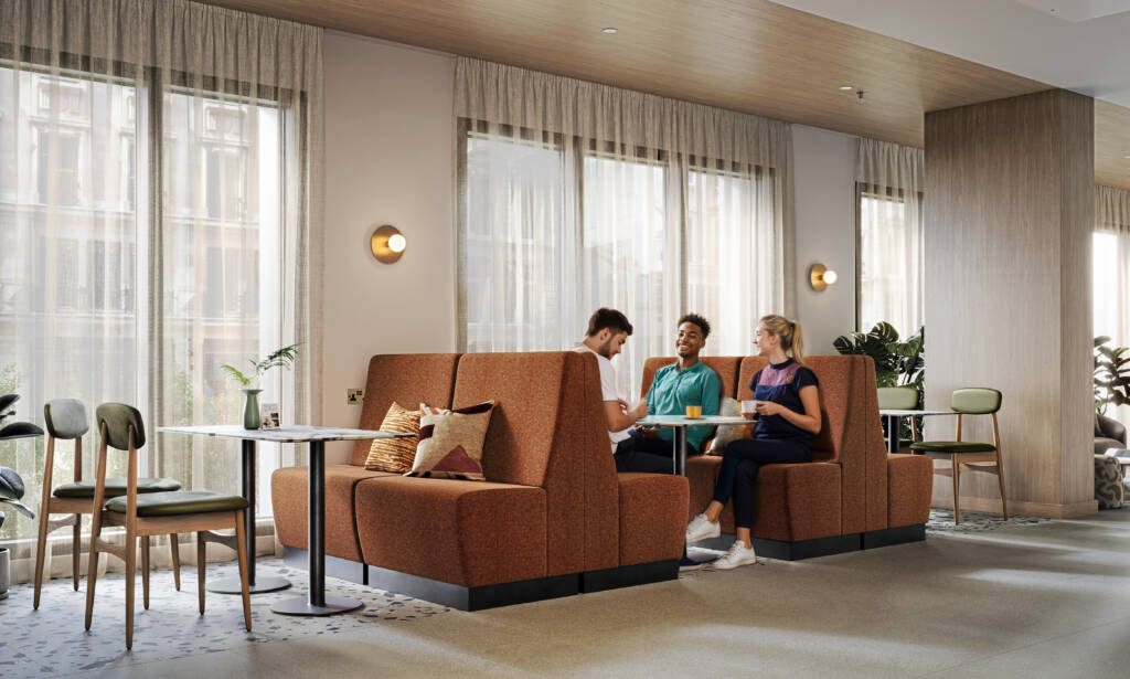 TEN BTR interior design Glasshouse square lounge