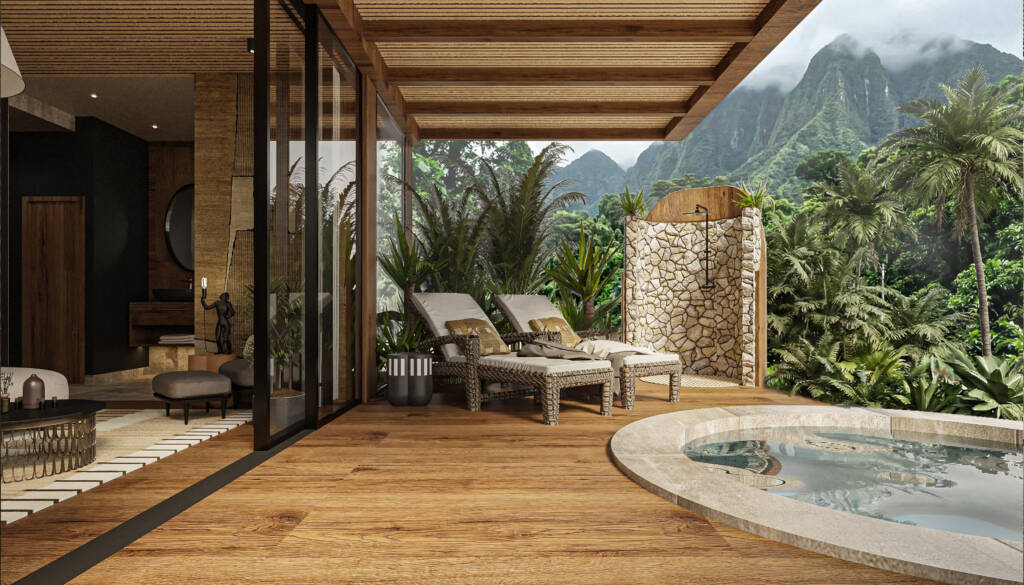 TEN hospitality interior design safari_ lodge private pool