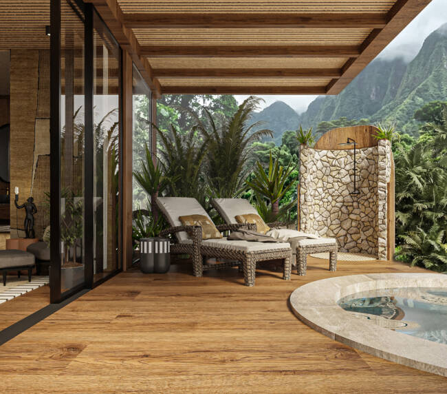 TEN hospitality interior design safari_ lodge private pool